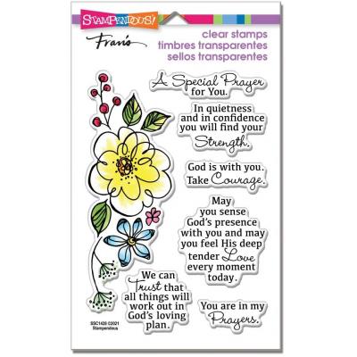Stampendous Clear Stamps - Floral Prayer